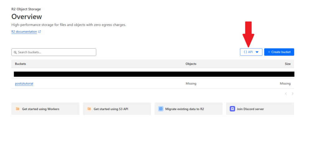 cloudflare API key